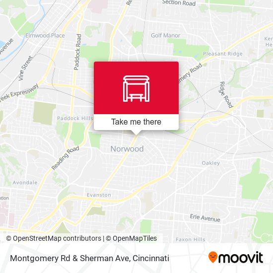 Montgomery Rd & Sherman Ave map