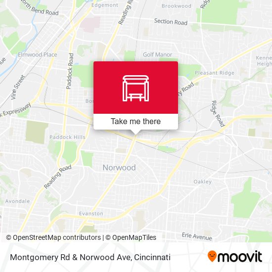Montgomery Rd & Norwood Ave map