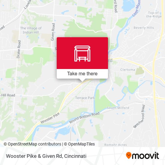 Wooster Pike & Given Rd map