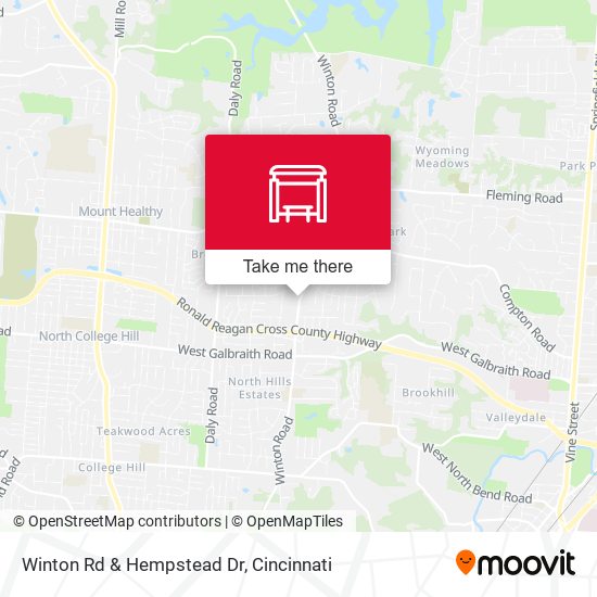 Winton Rd & Hempstead Dr map