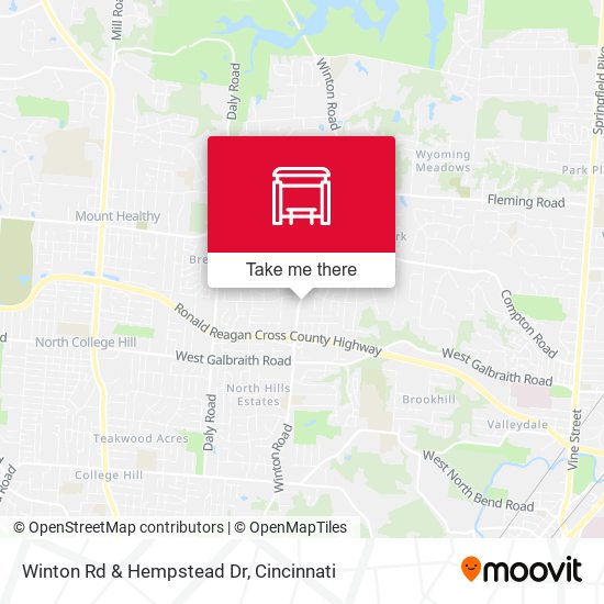 Winton Rd & Hempstead Dr map