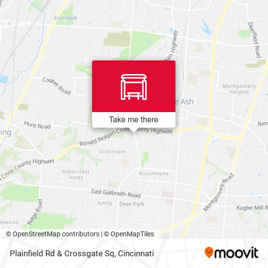 Plainfield Rd & Crossgate Sq map