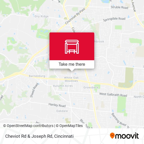 Cheviot Rd & Joseph Rd map