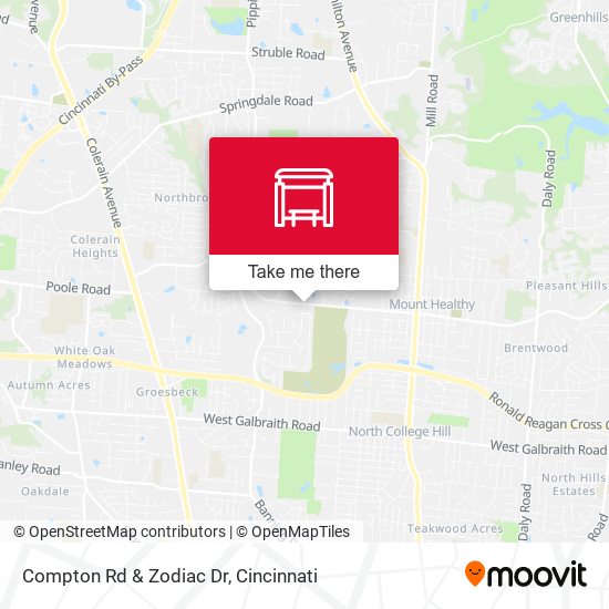 Compton Rd & Zodiac Dr map