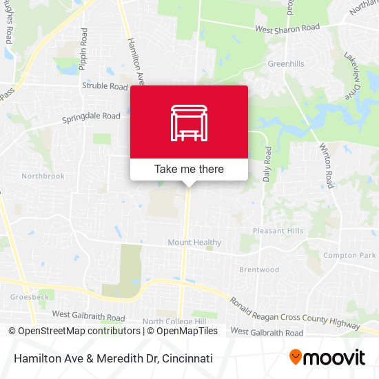 Mapa de Hamilton Ave & Meredith Dr