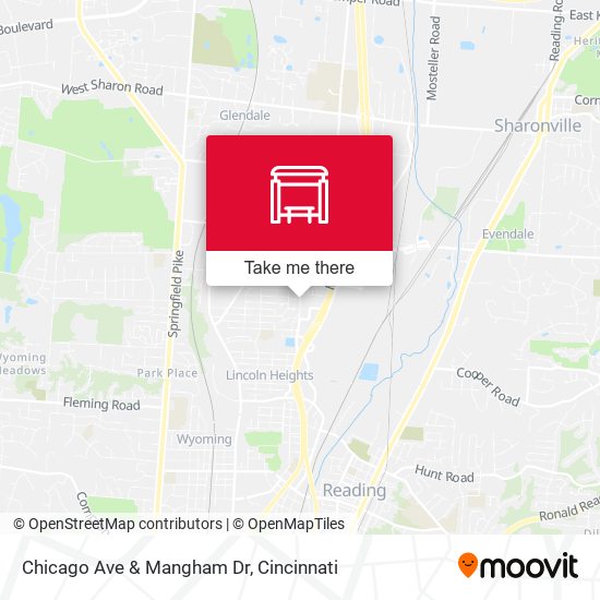 Chicago Ave & Mangham Dr map