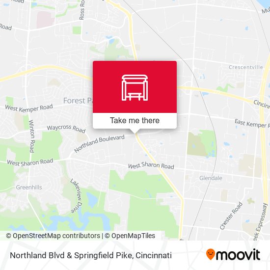 Mapa de Northland Blvd & Springfield Pike