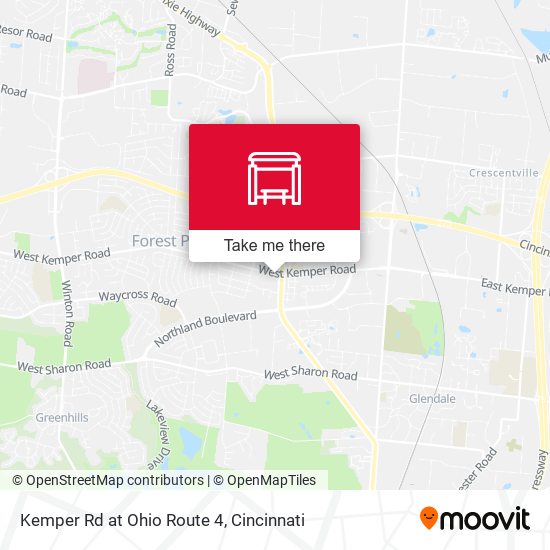 Mapa de Kemper Rd at Ohio Route 4