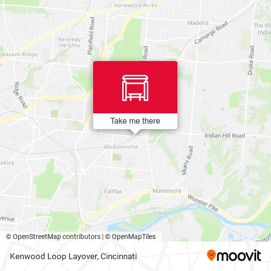 Mapa de Kenwood Loop Layover
