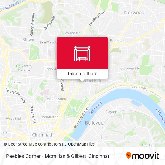 Peebles Corner - Mcmillan & Gilbert map
