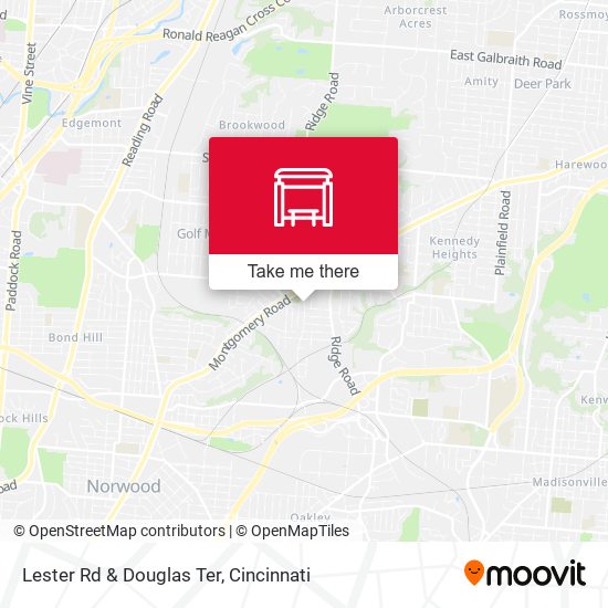 Lester Rd & Douglas Ter map