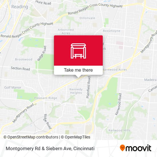 Montgomery Rd & Siebern Ave map