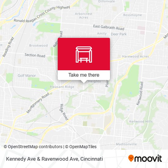 Mapa de Kennedy Ave & Ravenwood Ave