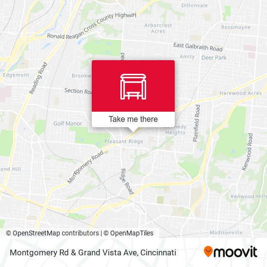 Montgomery Rd & Grand Vista Ave map
