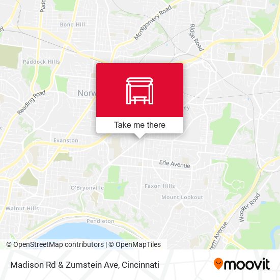 Mapa de Madison Rd & Zumstein Ave