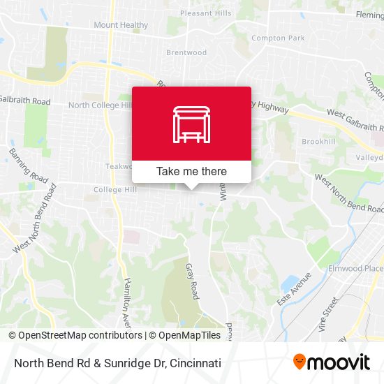 North Bend Rd & Sunridge Dr map