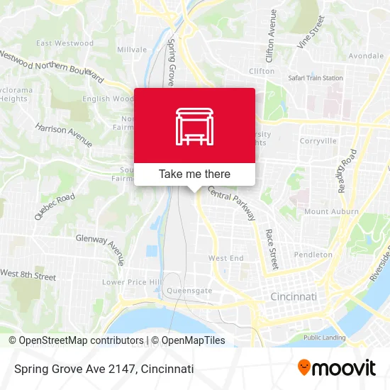 Spring Grove Ave 2147 map