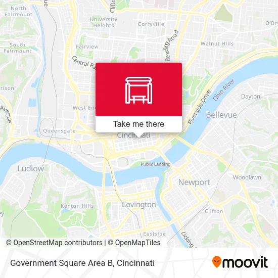 Government Square Area B map