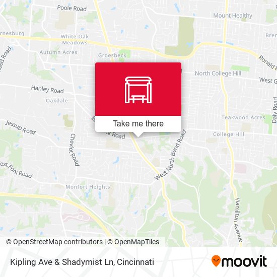 Mapa de Kipling Ave & Shadymist Ln