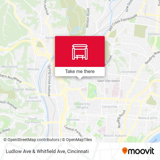 Mapa de Ludlow Ave & Whitfield Ave