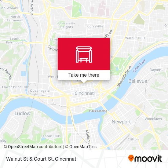 Mapa de Walnut St & Court St