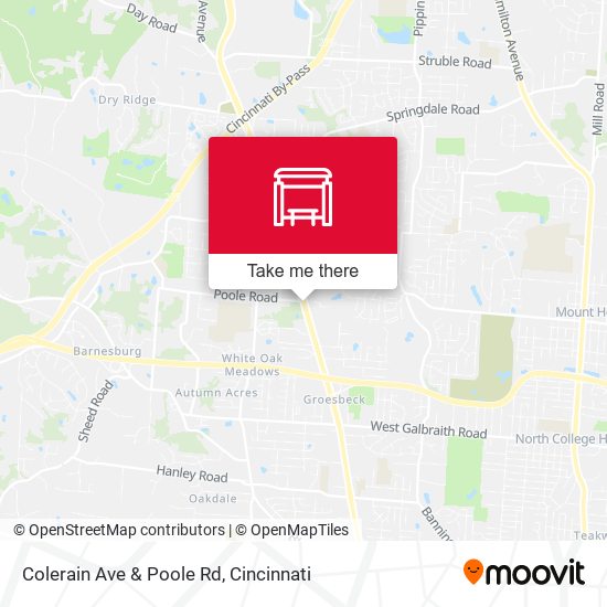 Mapa de Colerain Ave & Poole Rd