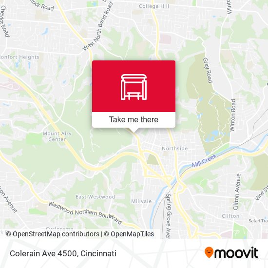 Mapa de Colerain Ave 4500