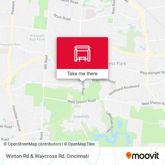Winton Rd & Waycross Rd map