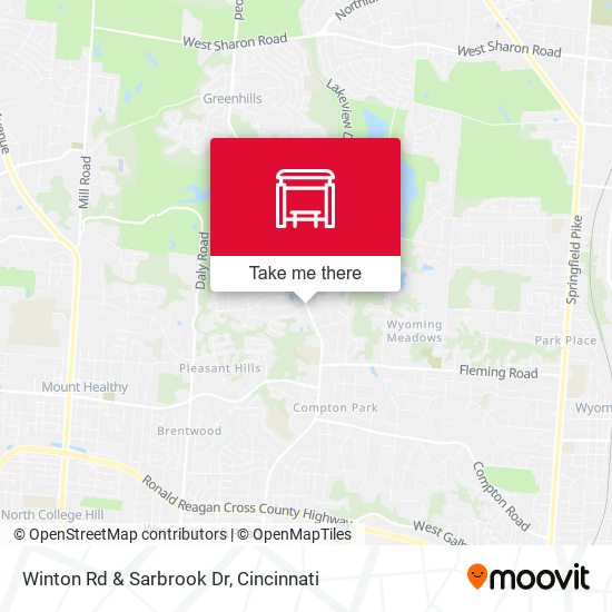 Winton Rd & Sarbrook Dr map