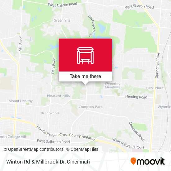 Winton Rd & Millbrook Dr map