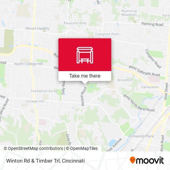 Winton Rd & Timber Trl map