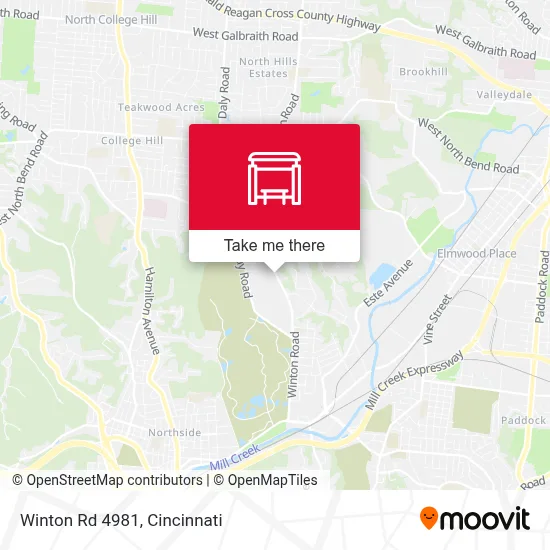 Winton Rd 4981 map