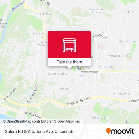 Salem Rd & Altadena Ave map