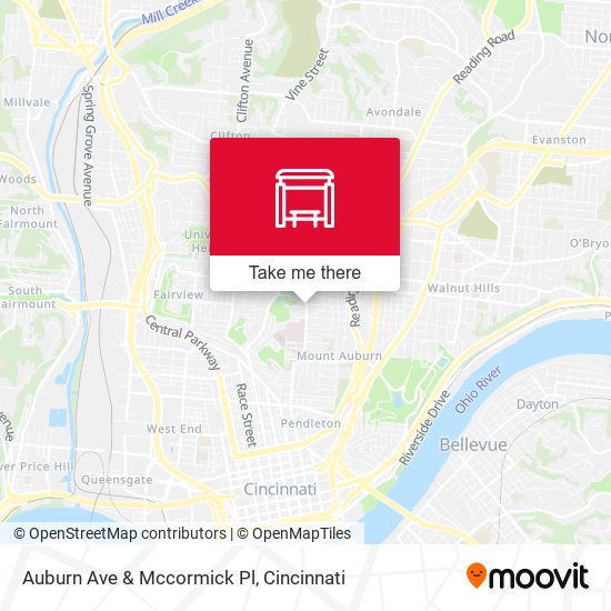 Auburn Ave & Mccormick Pl map