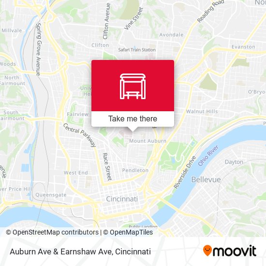 Mapa de Auburn Ave & Earnshaw Ave