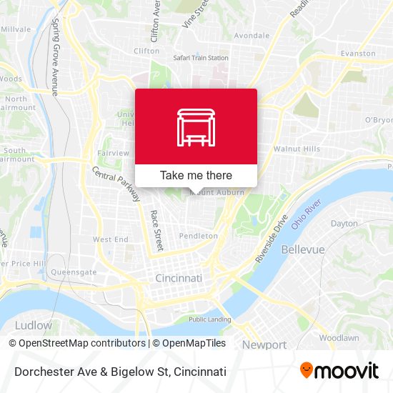 Mapa de Dorchester Ave & Bigelow St