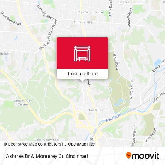 Mapa de Ashtree Dr & Monterey Ct