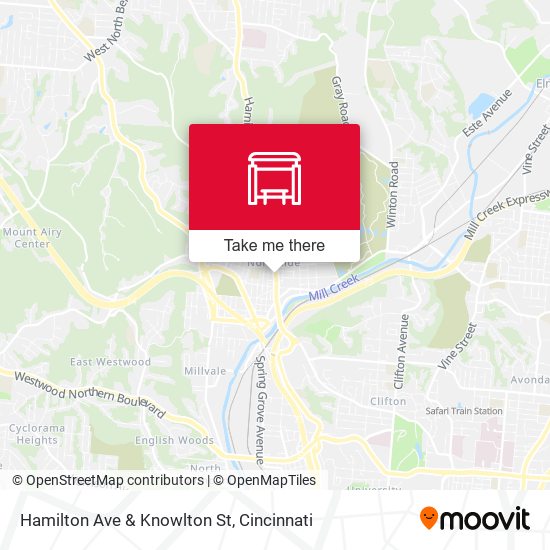 Mapa de Hamilton Ave & Knowlton St