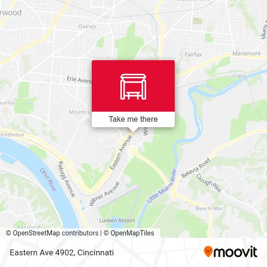 Eastern Ave 4902 map