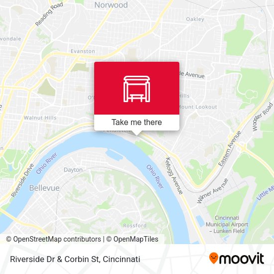 Mapa de Riverside Dr & Corbin St