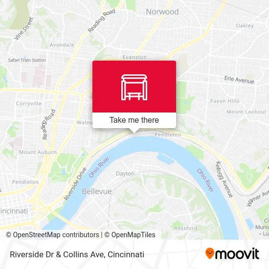 Riverside Dr & Collins Ave map