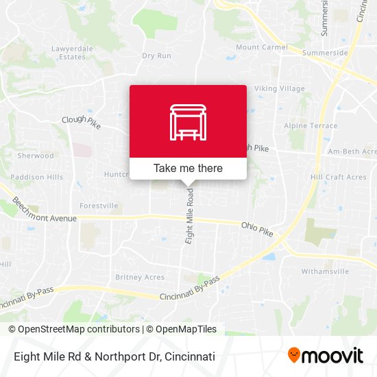 Eight Mile Rd & Northport Dr map