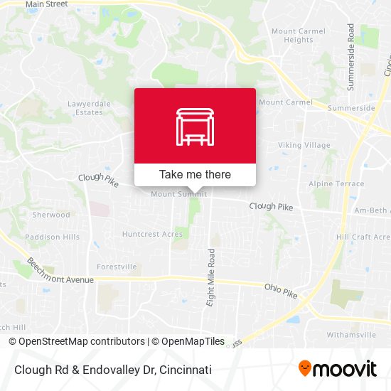Clough Rd & Endovalley Dr map
