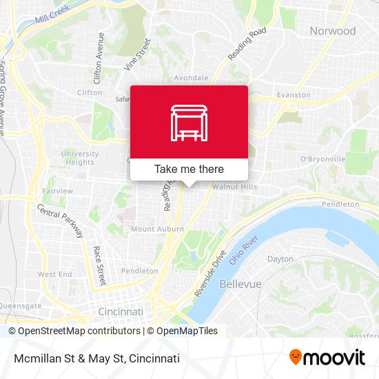 Mcmillan St & May St map