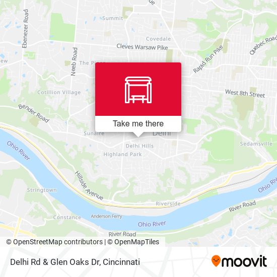 Mapa de Delhi Rd & Glen Oaks Dr