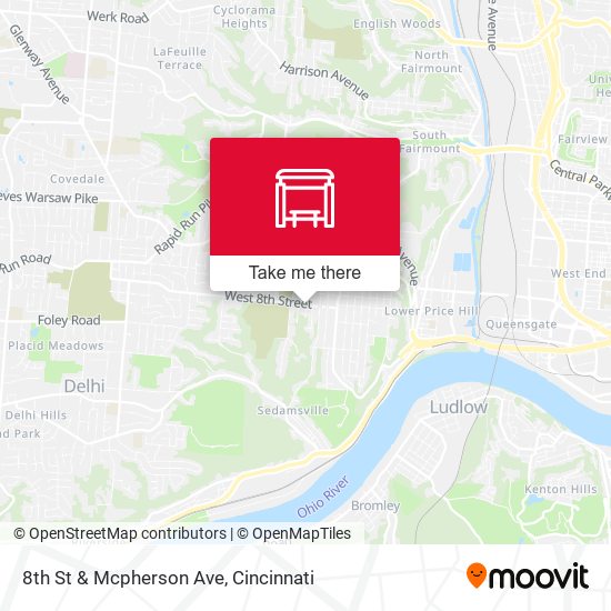 8th St & Mcpherson Ave map