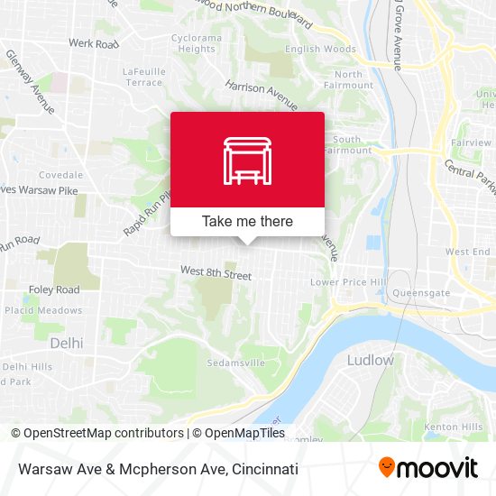 Mapa de Warsaw Ave & Mcpherson Ave