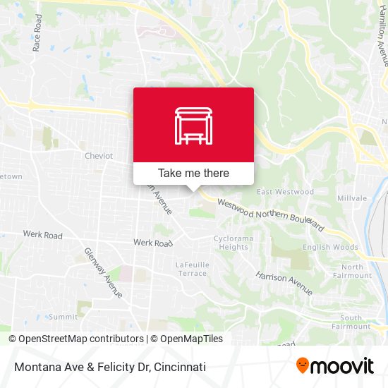 Montana Ave & Felicity Dr map