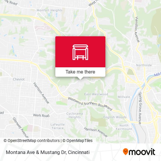 Mapa de Montana Ave & Mustang Dr