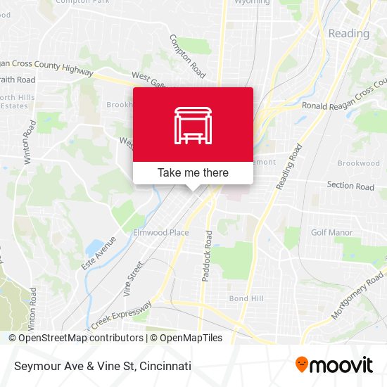 Mapa de Seymour Ave & Vine St